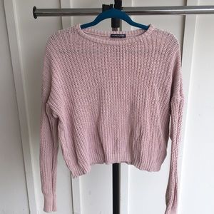 Brandy Melville pink sweater (one size)